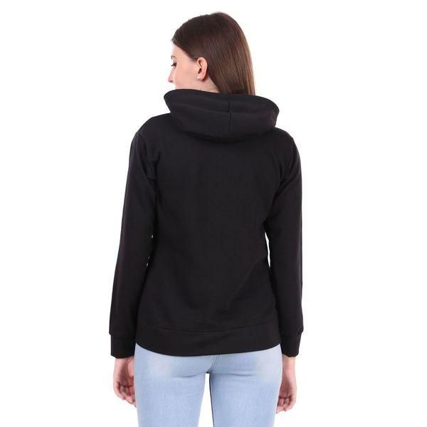 Black Female Sweatshirt Hoodies